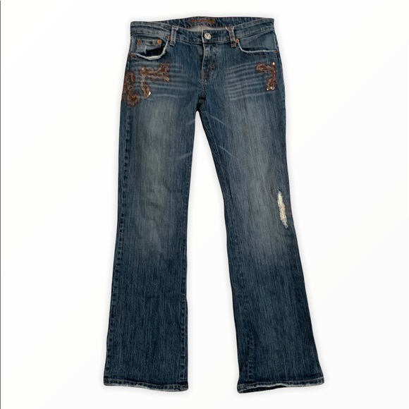 American Eagle Outfitters Jeans American Eagle Bootcut Embroidered